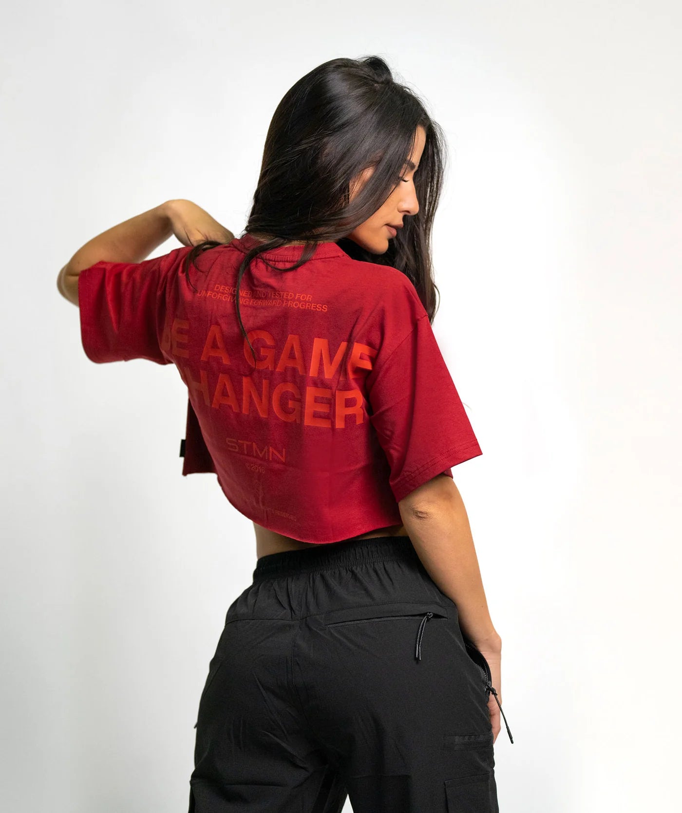 STMN Be A Game Changer Cropped Tee