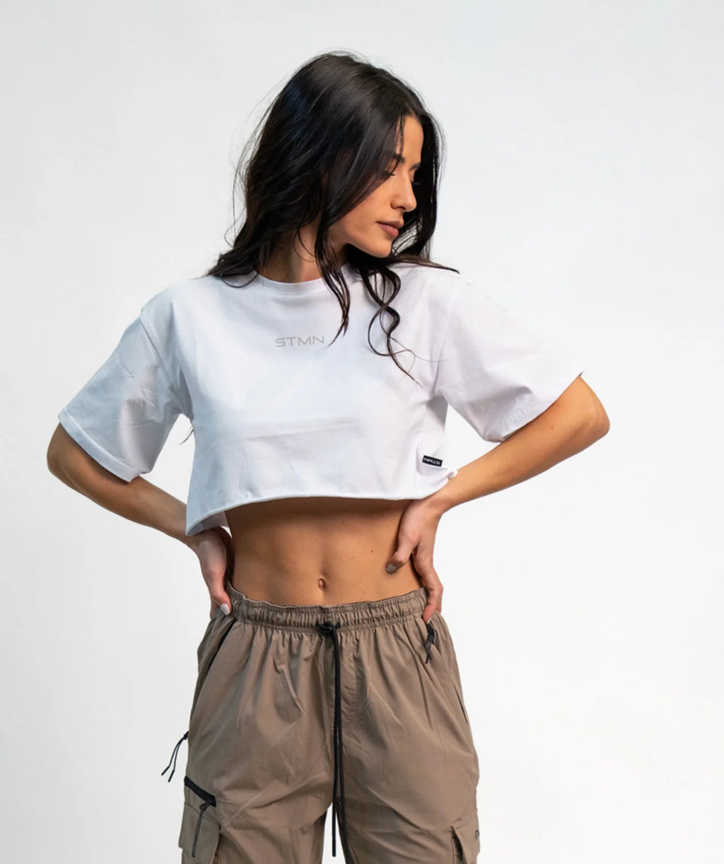 STMN Be A Game Changer Cropped Tee