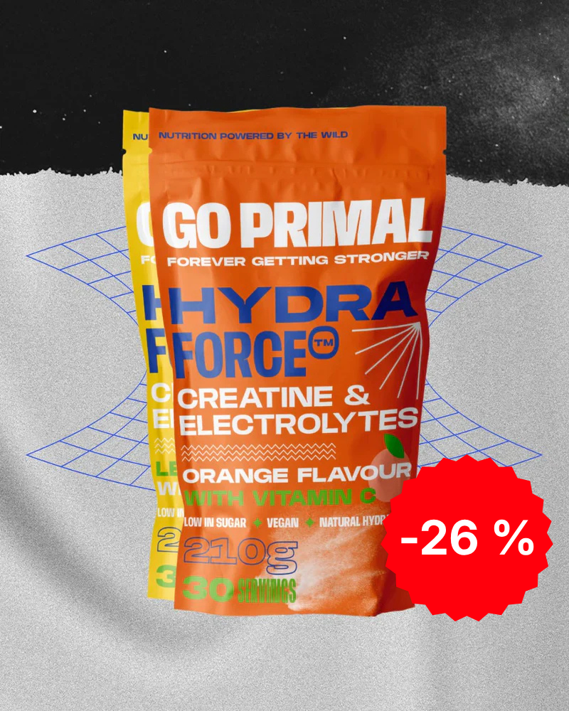GoPrimal HydraForce - Electrolytes, Creatine and Vit. C - 210 g