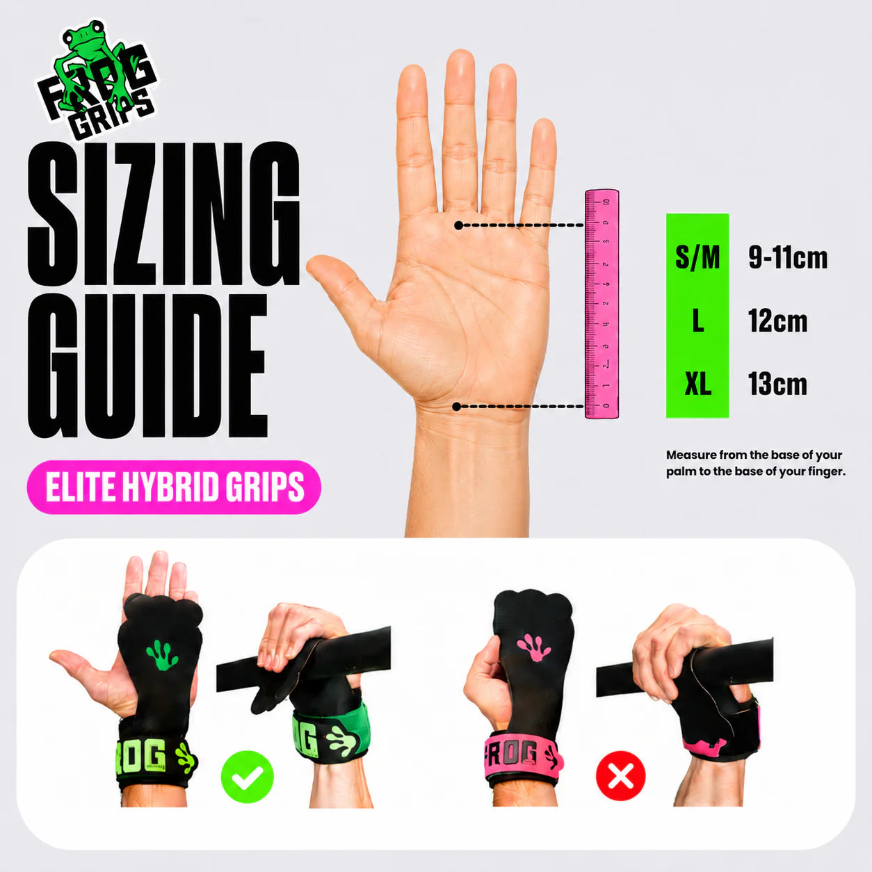 Frog Grips Elite Hybrid Fingerless