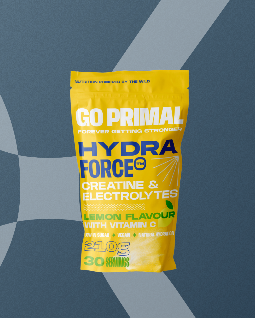 GoPrimal HydraForce - Electrolytes, Creatine and Vit. C - 210 g