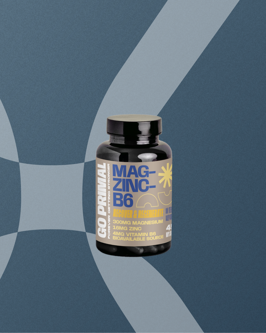 GoPrimal Magnesium, Zinc & Vit. B6- Recover & Regenerate