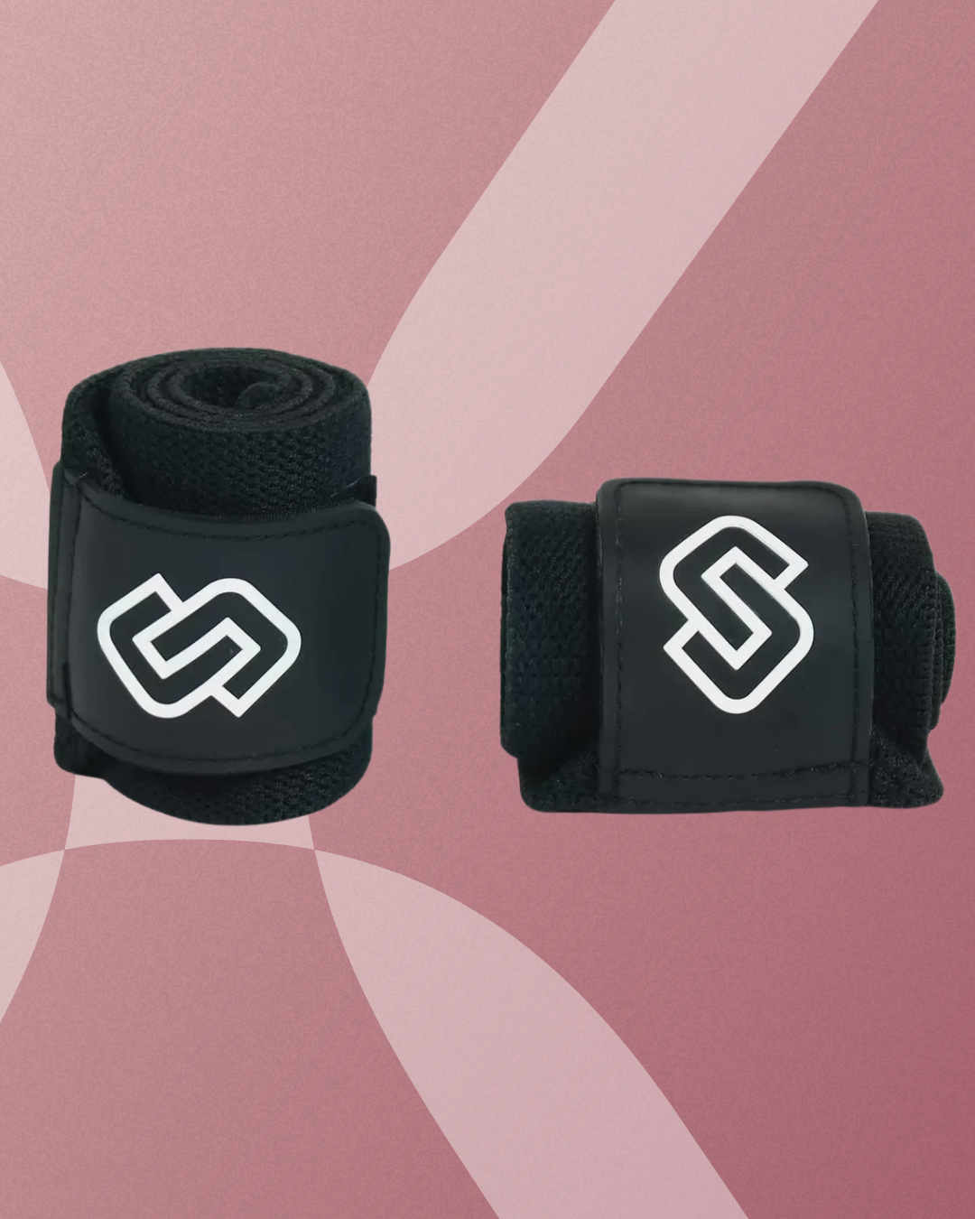 STMN Black Perform Elastic Wristbands