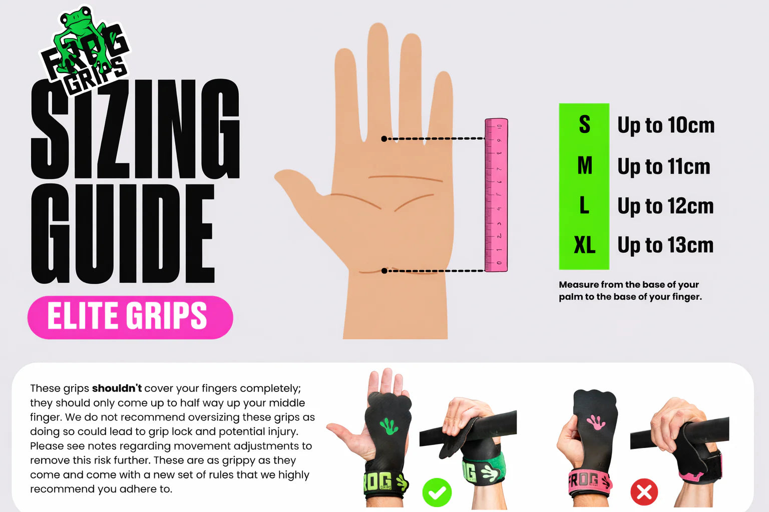 Frog Grips® Elite HD Fingerless