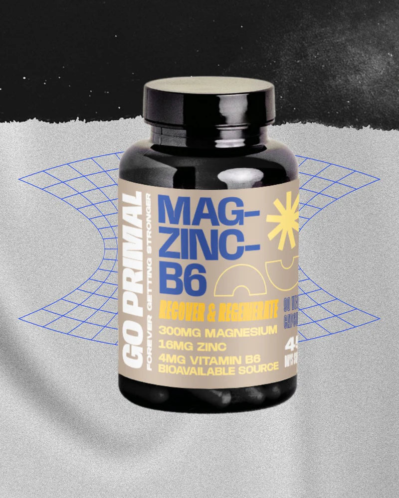 GoPrimal Magnesium, Zinc & Vit. B6- Recover & Regenerate