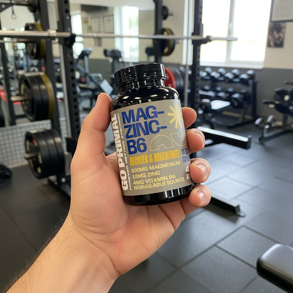 GoPrimal Magnesium, Zinc & Vit. B6- Recover & Regenerate