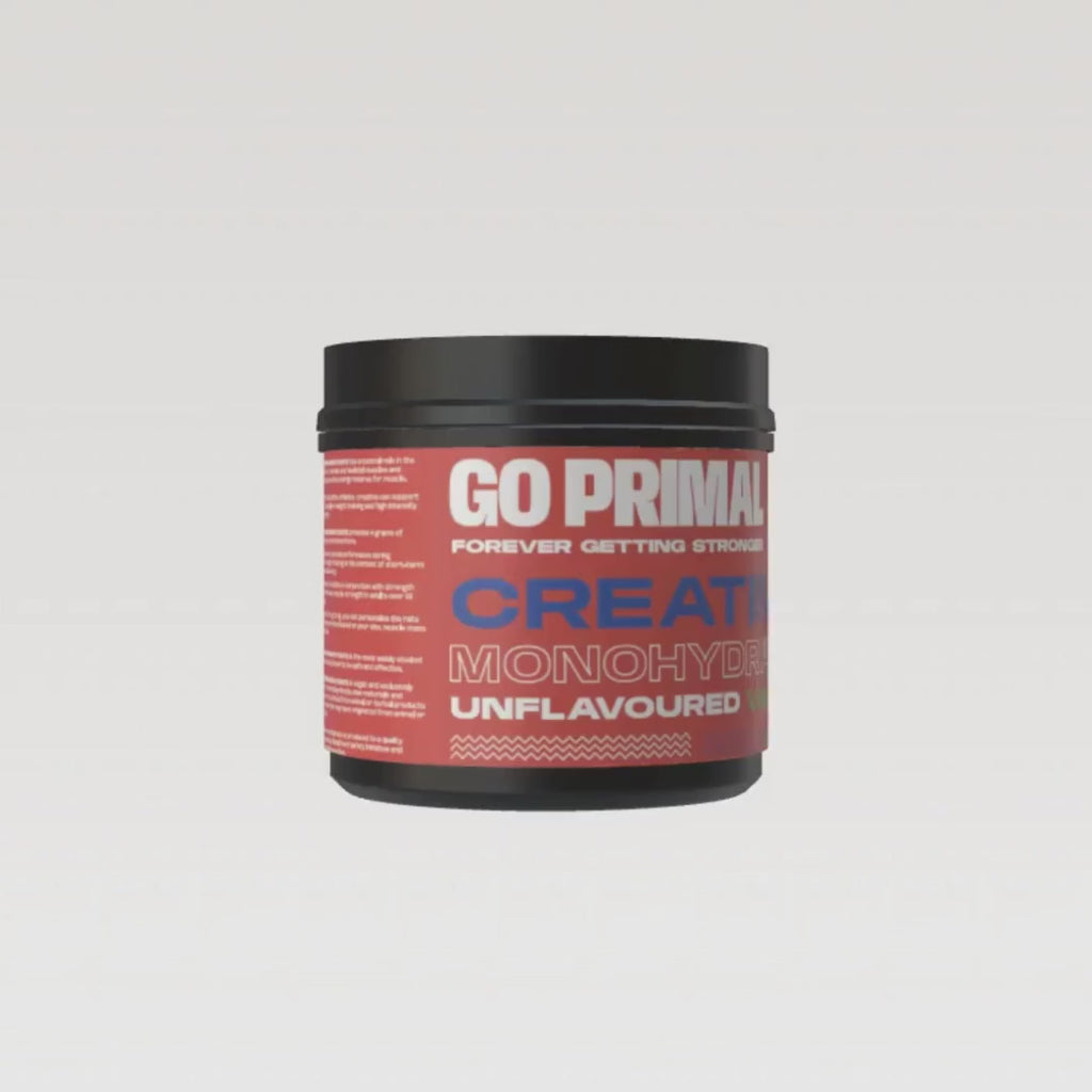 GoPrimal Ultrapure Creatine Monohydrate - Unflavoured
