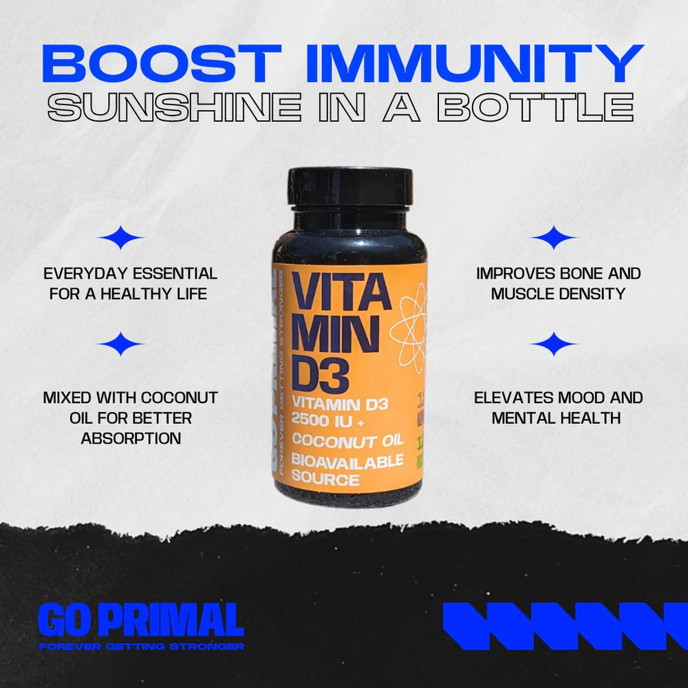 GoPrimal Strength & Immunity - Vitamin D3