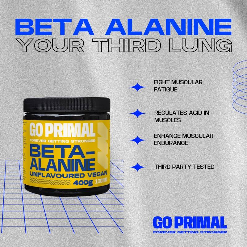 GoPrimal Ultrapure Beta Alanine - Unflavoured